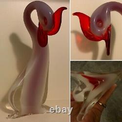 10 Vintage MURANO Archimede Seguso ALABASTRO glass DUCK BIRD FIGURINE
