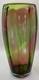 1930's Steven & Williams Large Royal Brierly Pink/Green Rainbow Glass Vase