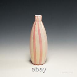 1950s Murano Art Glass Vase with Pink Stripes by Archimede Seguso (attr.)