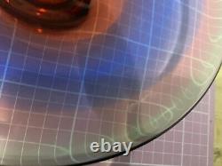 1960's Mstisov Czech Glass Duha Bowl Vlastimir Svoboda Rainbow Teardrop Shape