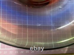 1960's Mstisov Czech Glass Duha Bowl Vlastimir Svoboda Rainbow Teardrop Shape
