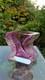 1970s Mandruzzato, Murano pink textured sommerso Glass Vase