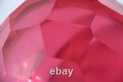 1996 BENJAMIN EDOLS & KATHY ELLIOTT Australian Studio Art Glass Faceted Bowl