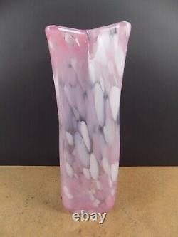 2021 Blenko Cherry Blossom Bag Vase Signed John W Limited Ed 22/200 (it#c2)