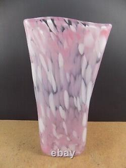 2021 Blenko Cherry Blossom Bag Vase Signed John W Limited Ed 22/200 (it#c2)