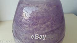 Acid Etched Art Deco Vase Degue Made In France Pink Glasspowders Inclusions