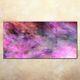 Acrylic Glass Print Wall Art Picture Chaotic pink brush strokes Abstract grunge