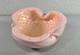 Alfredo Barbini Murano Pink Gold Accents Italian Art Glass Bowl Ashtray Rare