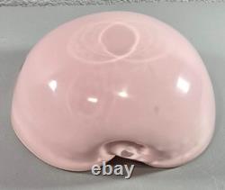 Alfredo Barbini Murano Pink Gold Accents Italian Art Glass Bowl Ashtray Rare