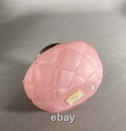 Antique Consolidated Pink Quilted Sugar Shaker