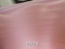 Antique Fenton Pink And White Art Glass Footed Bowl