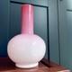 Antique Peachblow Glass Vase by Thomas Webb Victorian 1890s interior design