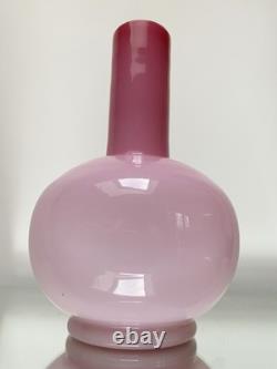 Antique Peachblow Glass Vase by Thomas Webb Victorian 1890s interior design