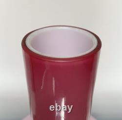 Antique Peachblow Glass Vase by Thomas Webb Victorian 1890s interior design