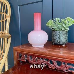 Antique Peachblow Glass Vase by Thomas Webb Victorian 1890s interior design