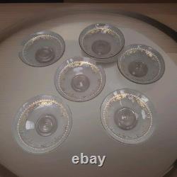 Antique Pink Art Glass Finger Bowls Set Of 6 Moser Style