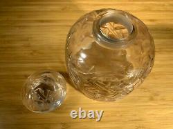 Antique Rene Lalique Epines Rose Stained large Perfume Bottle Signed and MINT