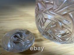 Antique Rene Lalique Epines Rose Stained large Perfume Bottle Signed and MINT