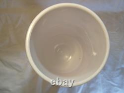 Antique Victorian Bristol Pink Glass Vase Beautiful Hand Painted Enamel Flowers