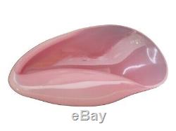 Archimede SEGUSO Alabastro Murano Glass Shell Italy Pink & White Mussel