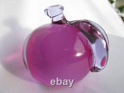 Archimede Seguso Fuschia Pink Lilac Murano Super Quality Art Glass Lovely Apple