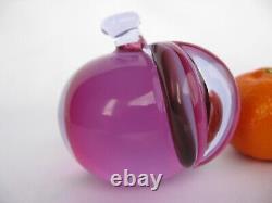 Archimede Seguso Fuschia Pink Lilac Murano Super Quality Art Glass Lovely Apple