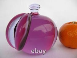 Archimede Seguso Fuschia Pink Lilac Murano Super Quality Art Glass Lovely Apple