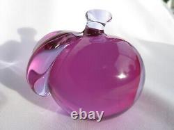 Archimede Seguso Fuschia Pink Lilac Murano Super Quality Art Glass Lovely Apple