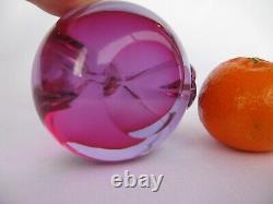 Archimede Seguso Fuschia Pink Lilac Murano Super Quality Art Glass Lovely Apple