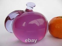Archimede Seguso Fuschia Pink Lilac Murano Super Quality Art Glass Lovely Apple