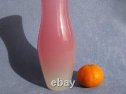 Archimede Seguso Lovely Pink Alabastro Art Glass Vase Seguso Label on