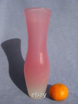 Archimede Seguso Lovely Pink Alabastro Art Glass Vase Seguso Label on