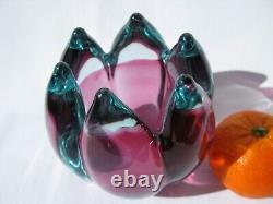 Archimede Seguso Murano Vintage Art Glass Rare Sculptural Bowl