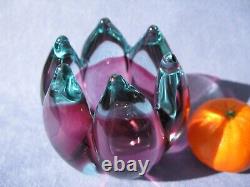 Archimede Seguso Murano Vintage Art Glass Rare Sculptural Bowl