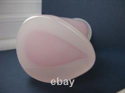 Archimede Seguso Rare Murano Art Glass Pink White Alabastro Oriental figure