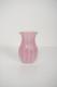 Archimede Seguso Vetro d'Arte Vetri Murano Vase Italy Ribbed 70s 80s Glass Pink