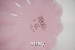 Archimede Seguso Vetro d'Arte Vetri Murano Vase Italy Ribbed 70s 80s Glass Pink