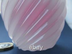 Archimede Seguso Vintage Murano Art Glass Perfume Bottle Pink & White Alabastro
