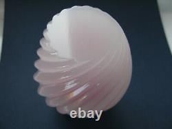 Archimede Seguso Vintage Murano Art Glass Perfume Bottle Pink & White Alabastro