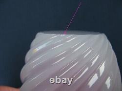 Archimede Seguso Vintage Murano Art Glass Perfume Bottle Pink & White Alabastro