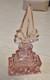 Art Deco Perfume Bottle in pink glass CHARITY SALE