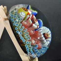 Art Glass Coral Reef Paperweight by Trey Cornette