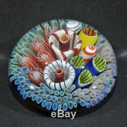 Art Glass Coral Reef Paperweight by Trey Cornette