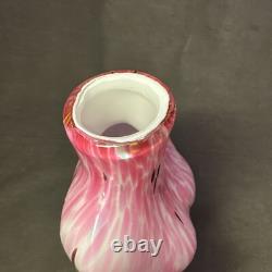 Art Glass Female Torso Vase Figurine Pink Bust 17 Murano Style Beautiful Color