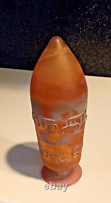 Art Glass TORPEDO Figurine / RARE Mid-Century