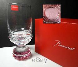 Baccarat Crystal VARIATION Pink Red Wine Glass/Goblet, New with Box