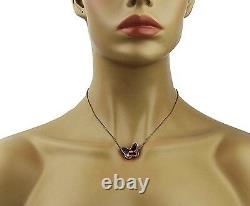 Baccarat Jewelry Papillon Vermeil Pink Gold St. Silver 17 Necklace New France