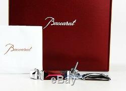 Baccarat So Insomnight Earrings Sterling Silver Pink Mordore Full Lead New