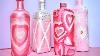 Barbie Pink Theme Bottle Art Diy Love Heart Home Decoration Simple Glass Bottle Decoration
