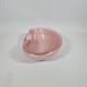 Barbini Murano Bubble Glass Ashtray Cigarette Italian Art Glass Bowl Pink Gold